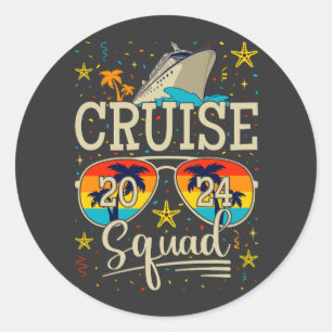 Adesivo Cruise Squad 2024 — Férias de Cruzamento