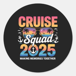 Adesivo Cruise Squad 2025 Family Cruise Matching Summer Va