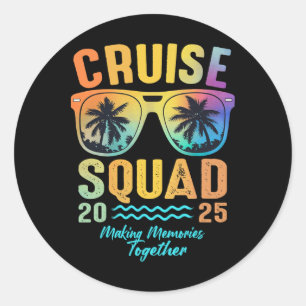 Adesivo Cruise Squad 2025 Family Cruise Vacation Group