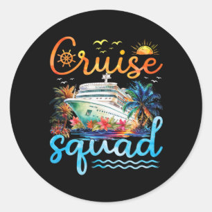 Adesivo Cruise Squad 2025 Family Group Matching Cruise Vac