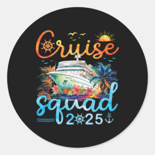 Adesivo Cruise Squad 2025 Family Group Matching Cruising V