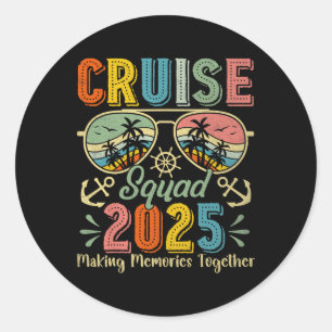 Adesivo Cruise Squad 2025 Family Group Matching Summer Vac