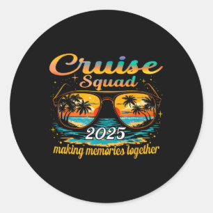 Adesivo Cruise Squad 2025 Family Group Matching Summer Vac