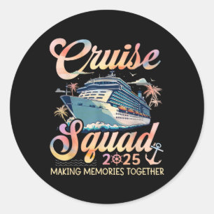 Adesivo Cruise Squad 2025 Family Group Matching Summer Vac