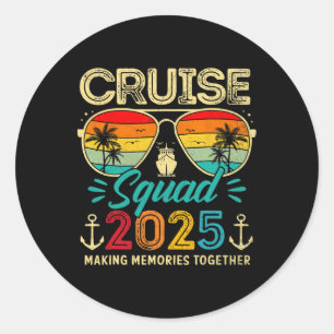 Adesivo Cruise Squad 2025 Family Group Matching Summer Vac