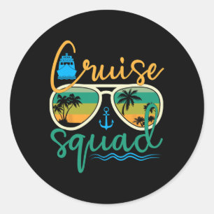 Adesivo Cruise Squad 2025 Family Vacation Beach Matching G