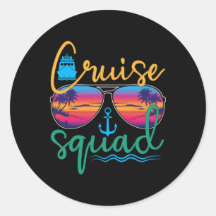 Adesivo Cruise Squad 2025 Family Vacation Beach Matching G