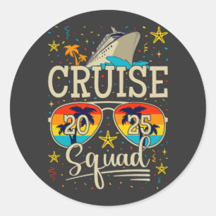 Adesivo Cruise Squad 2025, Férias De Cruzamento