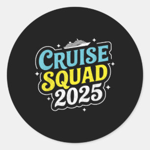 Adesivo Cruise Squad 2025 Matching Family Group Summer Vac