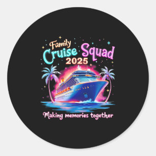 Adesivo Cruise Squad 2025 Summer Vacation Matching Cruise