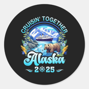 Adesivo Cruisin Junted Alaska Family Friend Alaska Cruis