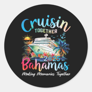 Adesivo Cruisin Juntos Bahamas 2025 Memórias Fazeres Baha