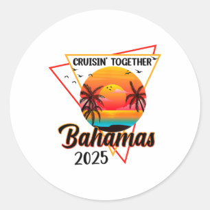 Adesivo Cruisin Juntos Hamas 2025 Férias Família Amigos Tr
