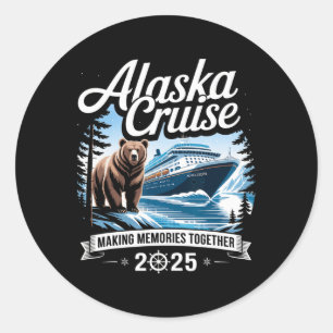 Adesivo Cruisin Together Alasca 2025 Família Amiga Alasca