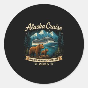 Adesivo Cruisin Together Alasca 2025 Família Amiga Alasca