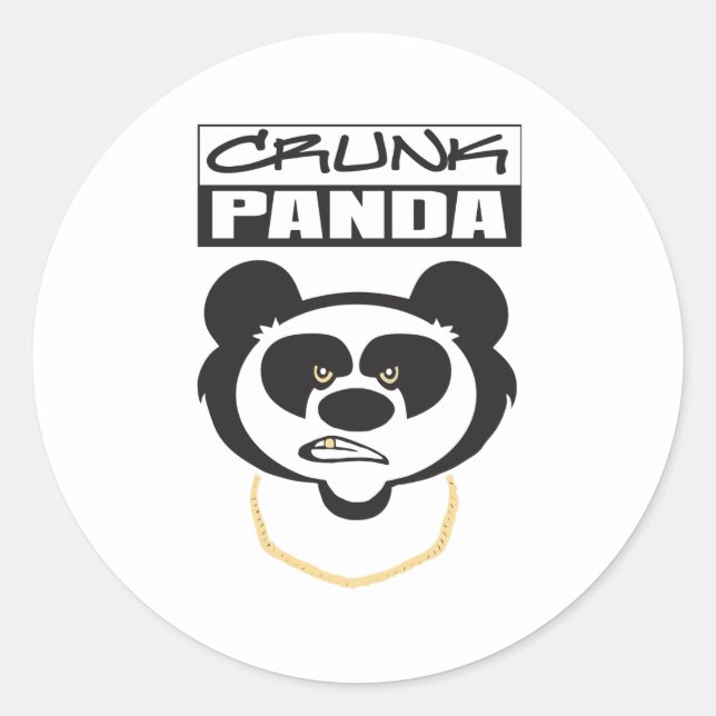 Adesivo Crunk Panda (Frente)