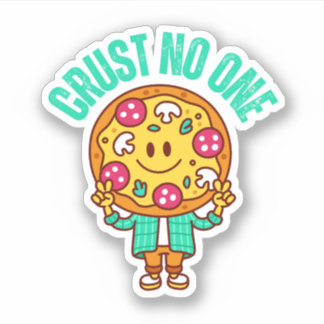 Adesivo Crust No One - Sass & Slice Pizza