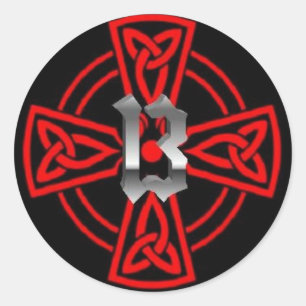 Adesivo Cruz 13 do Cathar
