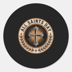 Adesivo Cruz Católica Cristã Santo Srit Novembro Todos Sa
