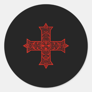 Adesivo Cruz Copta Igreja Ortodoxa Copta Cristo Oriental