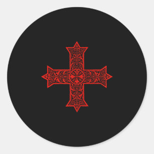 Adesivo Cruz Copta Igreja Ortodoxa Copta Cristo Oriental