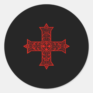Adesivo Cruz Copta Igreja Ortodoxa Copta Cristo Oriental