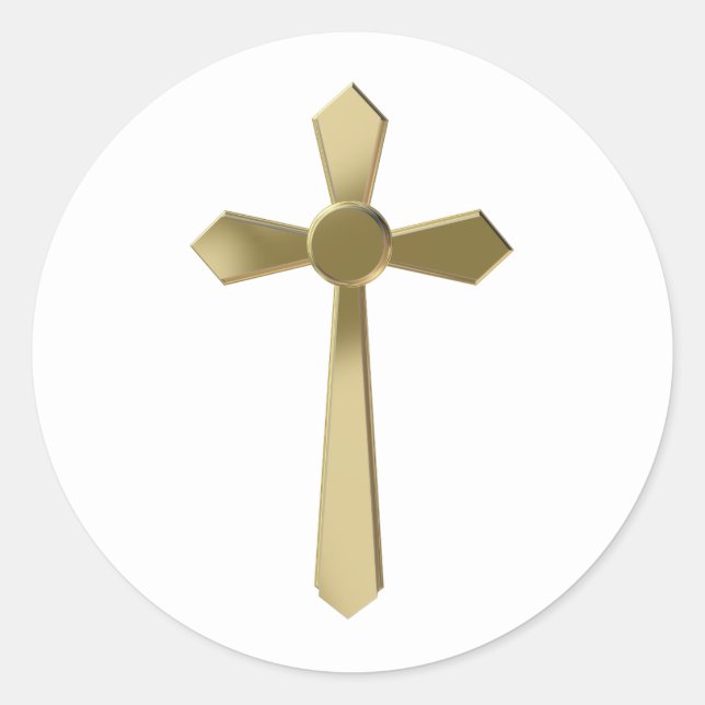 Adesivo Cruz cristã (Frente)