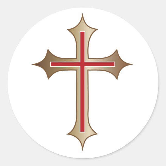 Adesivo Cruz cristã (Frente)