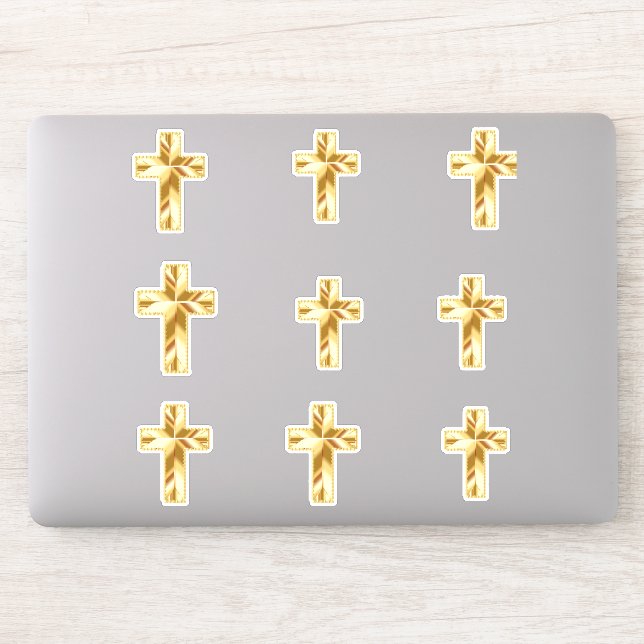 Adesivo Cruz Cristã (Computador)