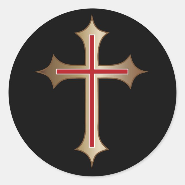 Adesivo Cruz cristã (Frente)