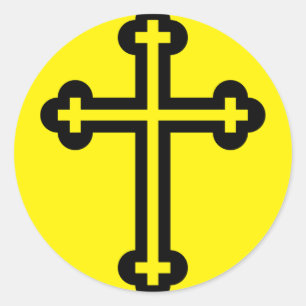Adesivo Cruz cristã negra