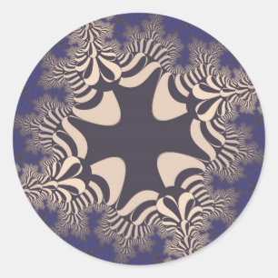 Adesivo Cruz de Cromo Azul