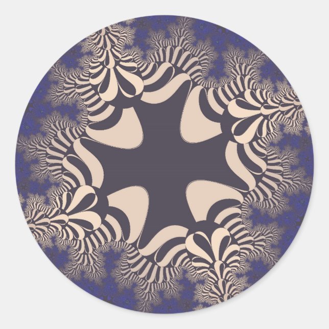 Adesivo Cruz de Cromo Azul (Frente)