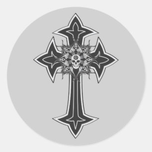 Adesivo Cruz de Gótico