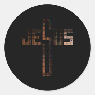 Adesivo Cruz de Jesus Mulheres Mês da História Negra Homen