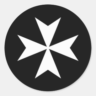 Adesivo Cruz de Malta Branca
