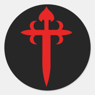 Adesivo Cruz de São Tiago