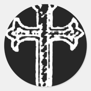 Adesivo Cruz de St James invertida