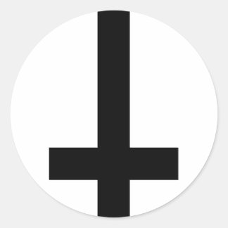 Adesivo Cruz de Volta para Baixo