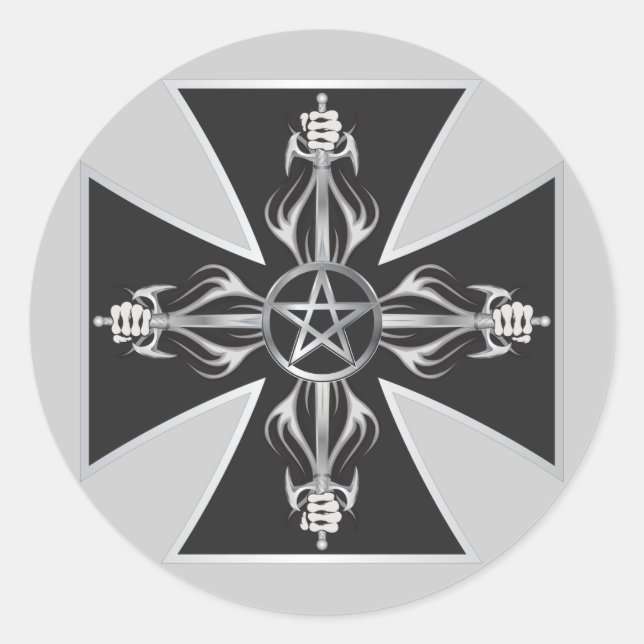 Adesivo Cruz maltesa (Frente)