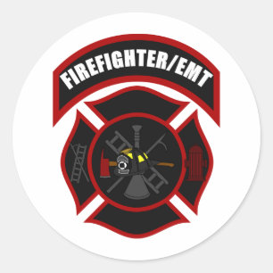 Adesivo Cruz maltesa - Firefighter/EMT