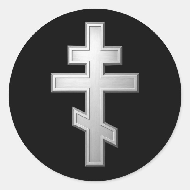 Adesivo Cruz ortodoxa (Frente)