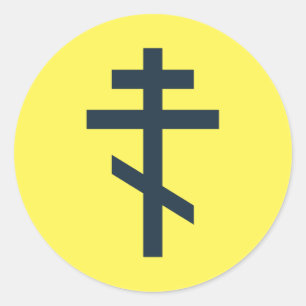 Adesivo Cruz ortodoxa russa
