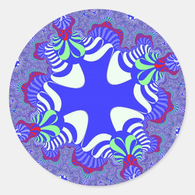 Adesivo Cruz Retroativa Azul (Frente)