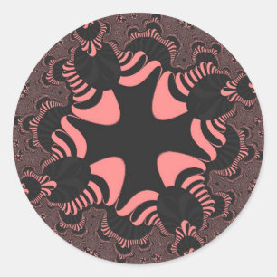 Adesivo Cruz rosa e Cinza