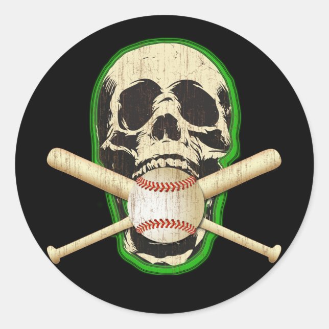 ADESIVO CRUZAMENTO COM BATALHO E BASEBALL (Frente)