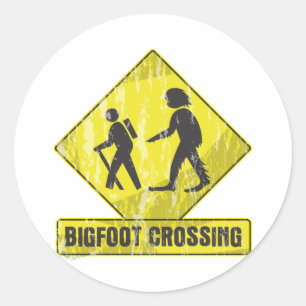 Adesivo Cruzamento de Bigfoot