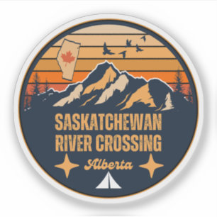 Adesivo Cruzamento do Rio Saskatchewan, Alberta