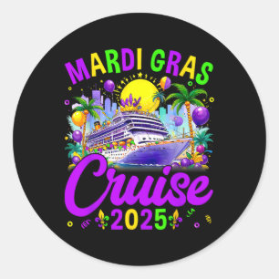 Adesivo Cruzamento Familiar Mardi Gras Carnaval 2025