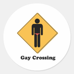 Adesivo Cruzamento Gay